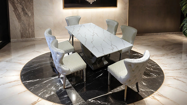 Portanova - 7 Pc Dining Table Set