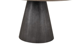Broager - 5 Pc Dining Table Set (Light Gray Caster Chairs)