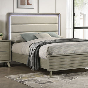 Rainier - 5 Pc Queen Bedroom Set (Upholstered HB)
