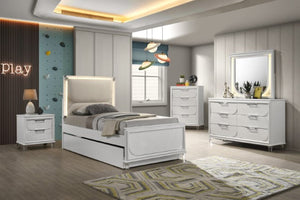 Lareina - 5 Pc Twin Bedroom Set