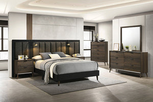 Chalfont - 4 Pc Queen Bedroom Set w/ Panels
