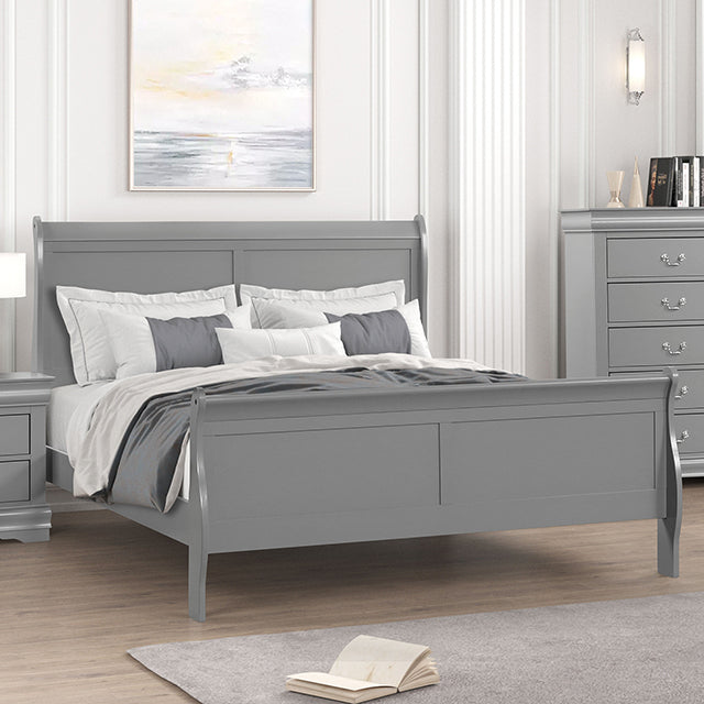 Louis Philippe - 4 Pc Queen Bedroom Set