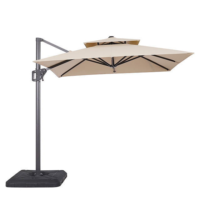 base for 8 ft patio umbrella MASTERCANOPY Valance Outdoor Table Market 6/8 Ribs the patio umbrella stand provides an ideal shading solution for narrow balconies and compact garden spaces Fida - 8 Ft Square