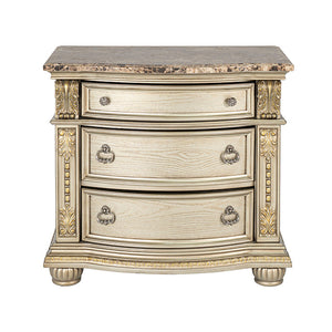 Fromberg - Nightstand w/ Marble Top