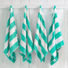 Cotton Velour Cabana Stripe Beach Towel - Novia Collection