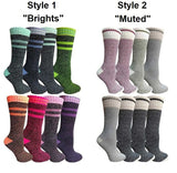 8-Pairs Women’s Thermal Moisture-Wicking Tube Socks