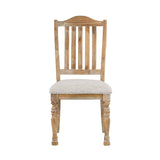 Styne Dining Chair with Vertical Slat - Back and Wood Frame, Set of 2 - Dining Chairs