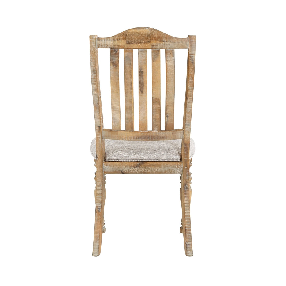 Styne Dining Chair with Vertical Slat - Back and Wood Frame, Set of 2 - Dining Chairs