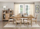 Styne Dining Chair with Vertical Slat - Back and Wood Frame, Set of 2 - Dining Chairs