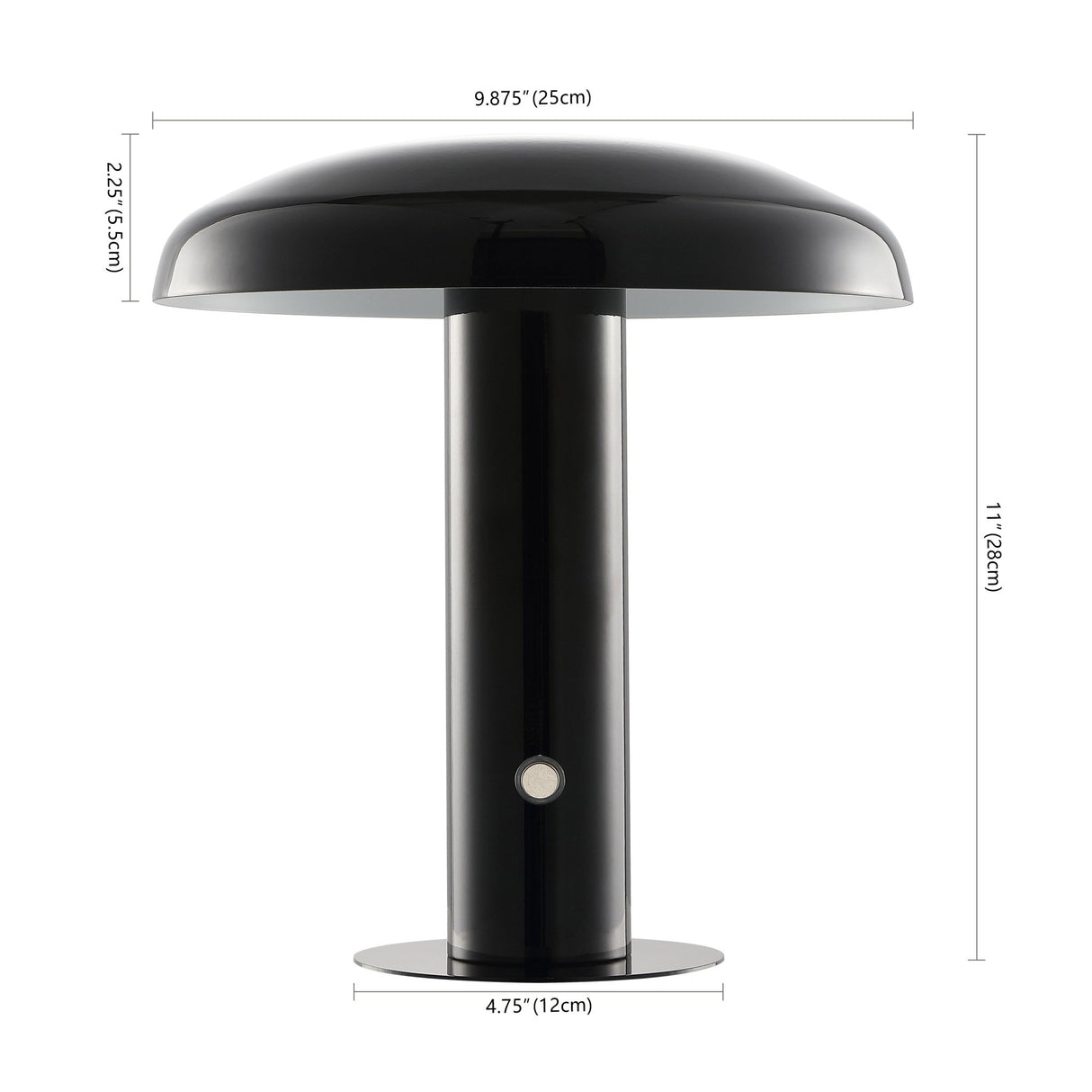 Suillius contemporary bohemian rechargeable/portable iron integrated portable led mushroom table lamp - Tuesday Morning - Table Lamps