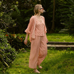 Aurora Cotton Mist Long Pajama Set