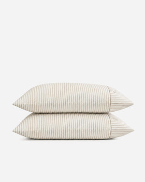 Coastal Cotton Mist Pillowcase Set