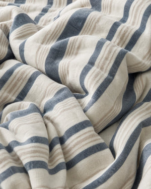 Coastal Reversible Cotton Mist Duvet Cover