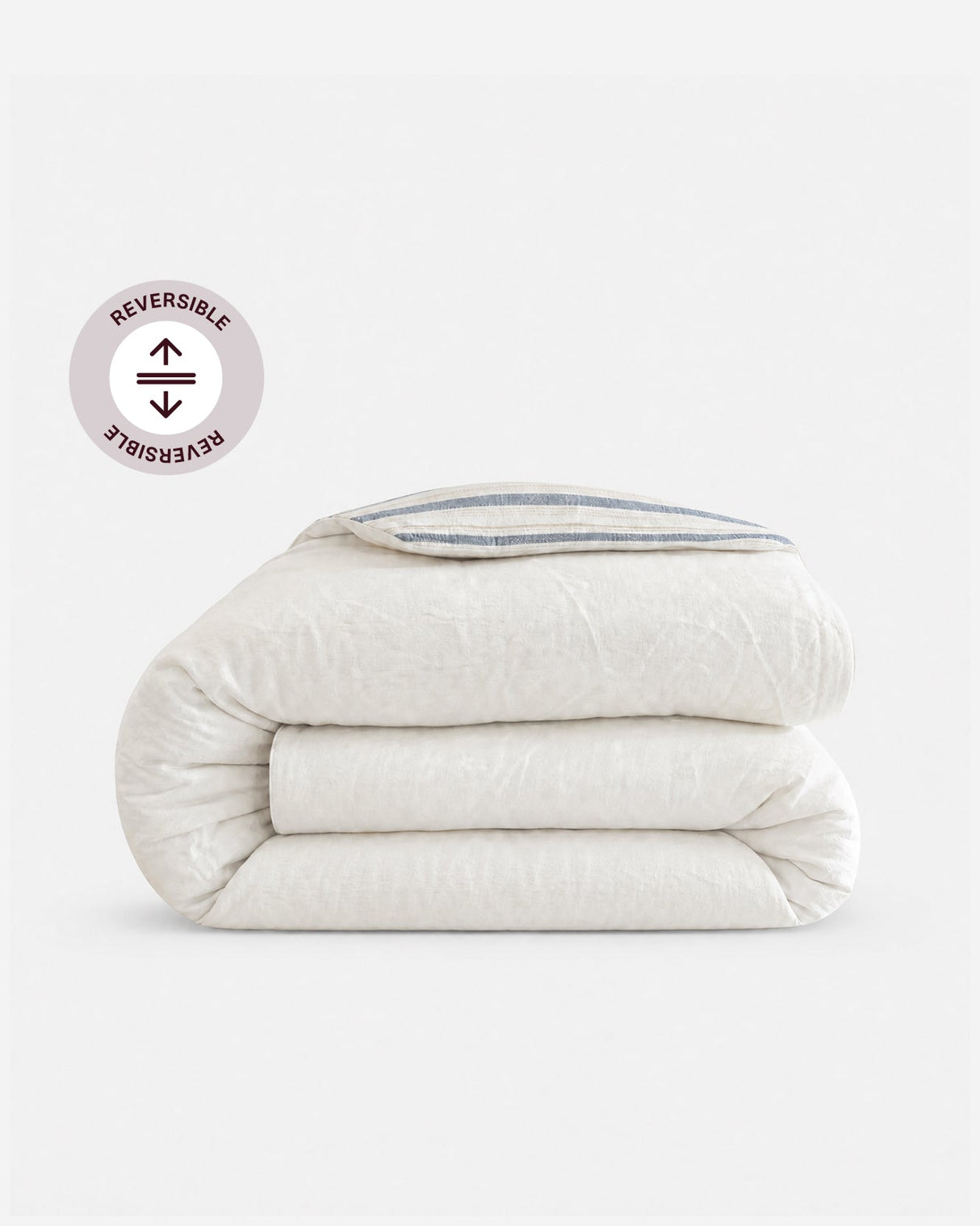 Coastal Reversible Cotton Mist Duvet Cover