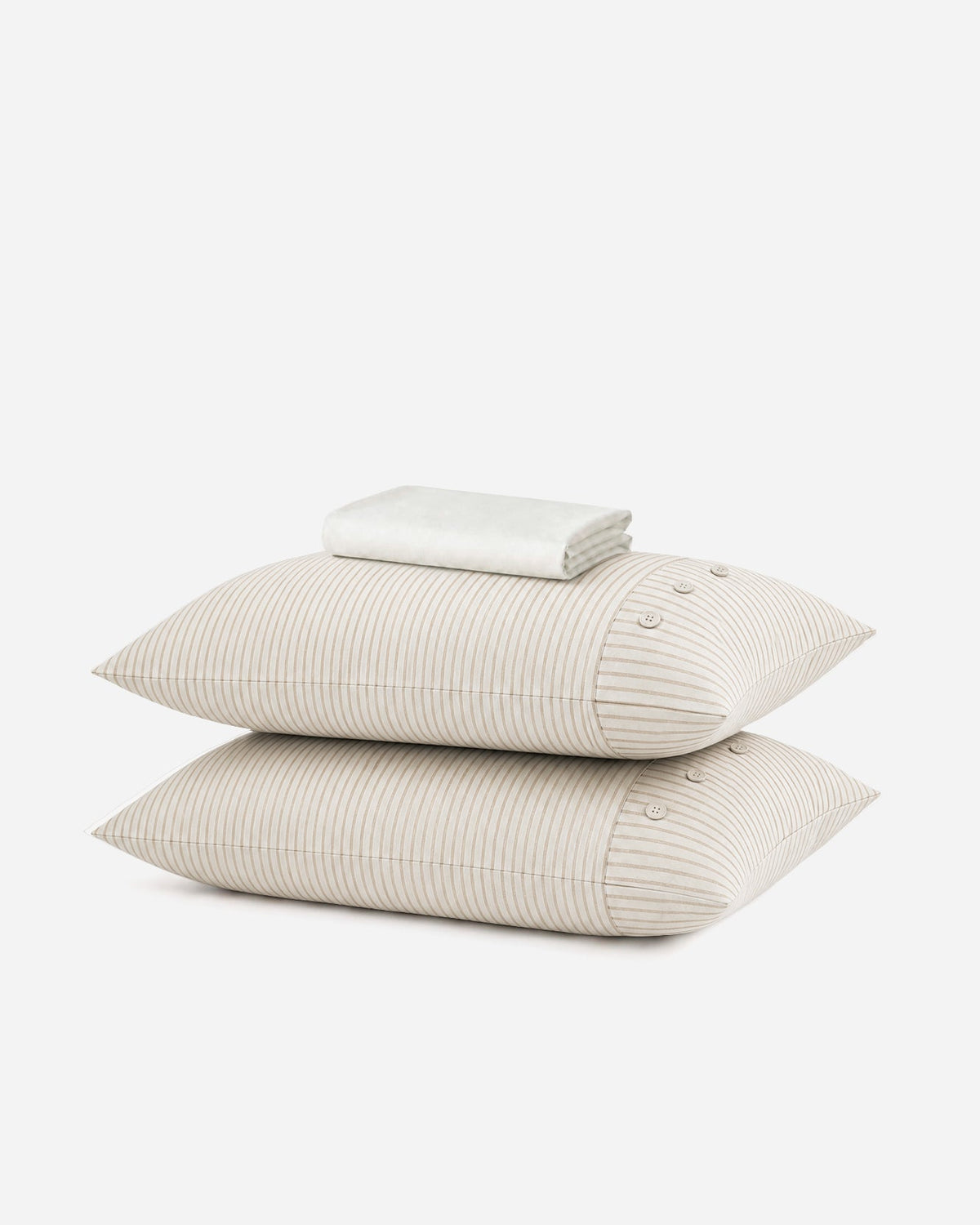 Coastal Cotton Mist  Fitted Sheet Set