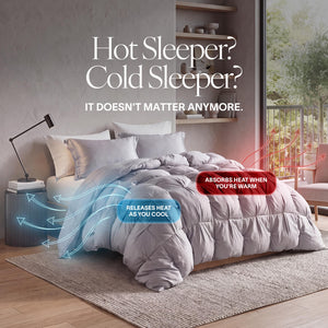 Cooling Bamboo Viscose Bubble Comforter