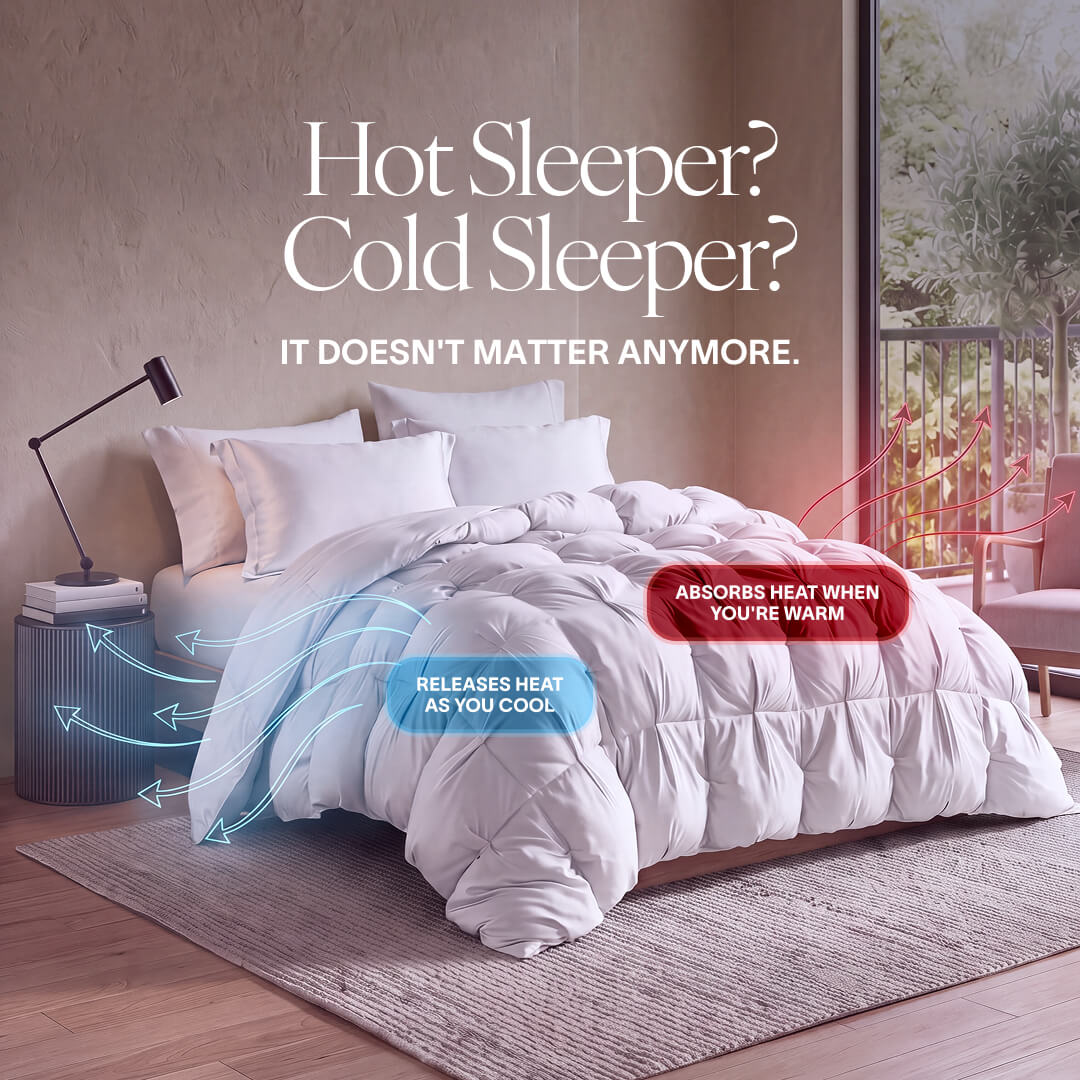 Cooling Bamboo Viscose Bubble Comforter