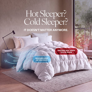 Cooling Bamboo Viscose Bubble Comforter
