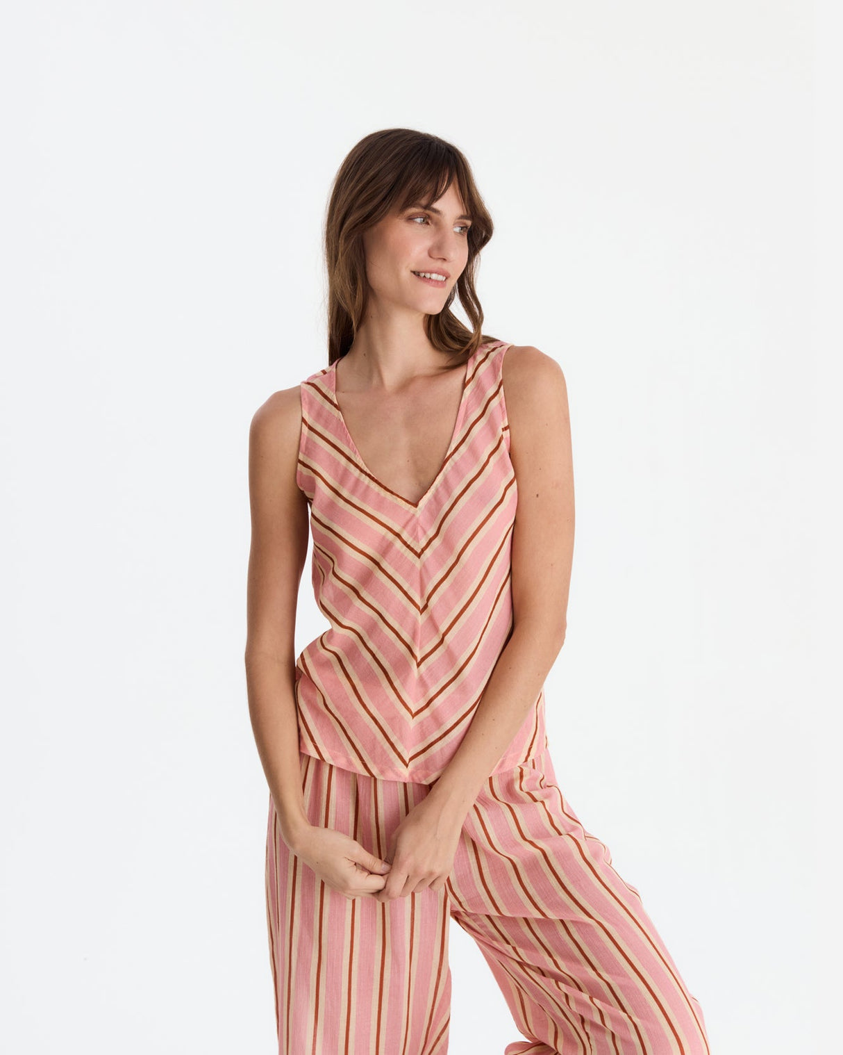 Aurora Cotton Mist Long Pajama Set