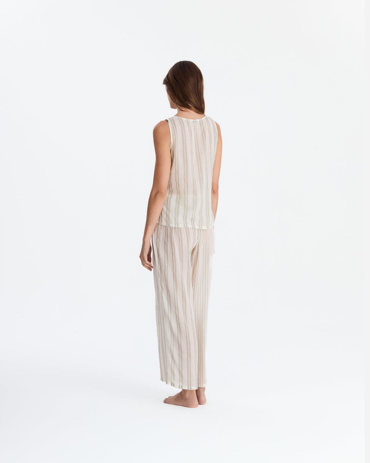 Salvia Cotton Mist Long Pajama Set