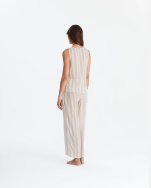 Salvia Cotton Mist Long Pajama Set