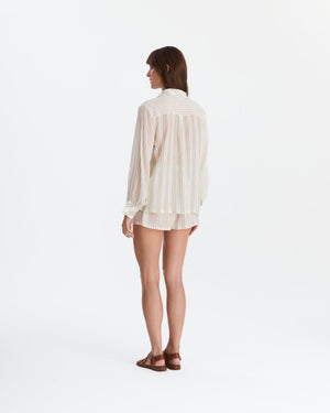 Salvia Cotton Mist Short Pajama Set