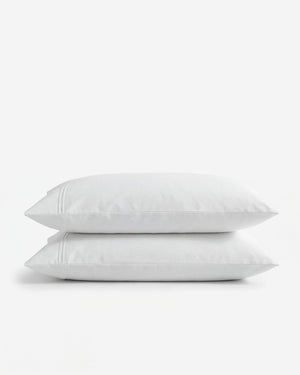 Luce Cotton Sateen Embroidered Pillowcase Set