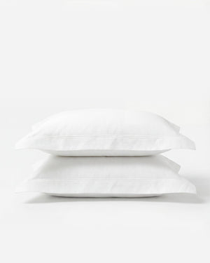 Luce Cotton Sateen Embroidered Sham Set
