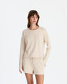 Organic French Terry Long-Sleeved Top