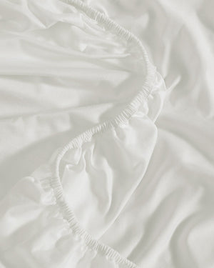 Perla Cotton Sateen Fitted Sheet