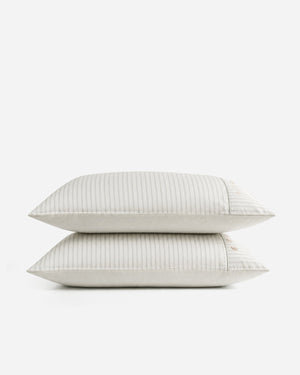 Perla Cotton Sateen Fitted Sheet Set