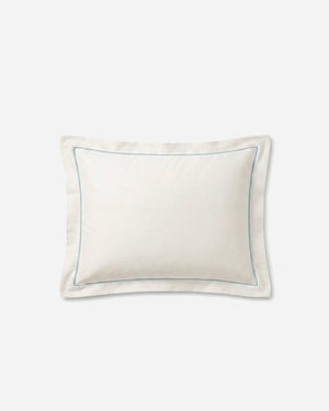 Rimini Cotton Sateen Sham Set with Piping