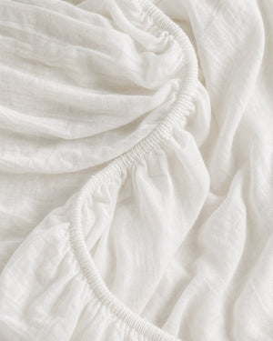 Cotton Mist Fitted Sheet
