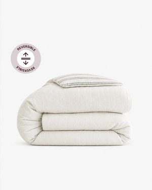 Salvia Reversible Cotton Mist Duvet Cover