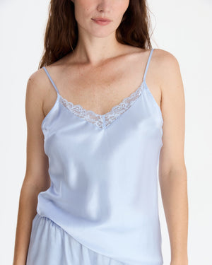 EcoSilk Lace Trim Cami & Short Set