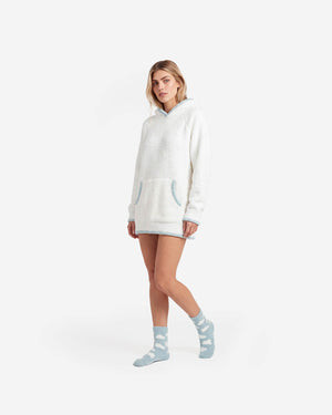 Snug Blanket Hoodie with Piping