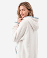 Snug Blanket Hoodie with Piping