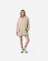 Snug Blanket Hoodie with Piping