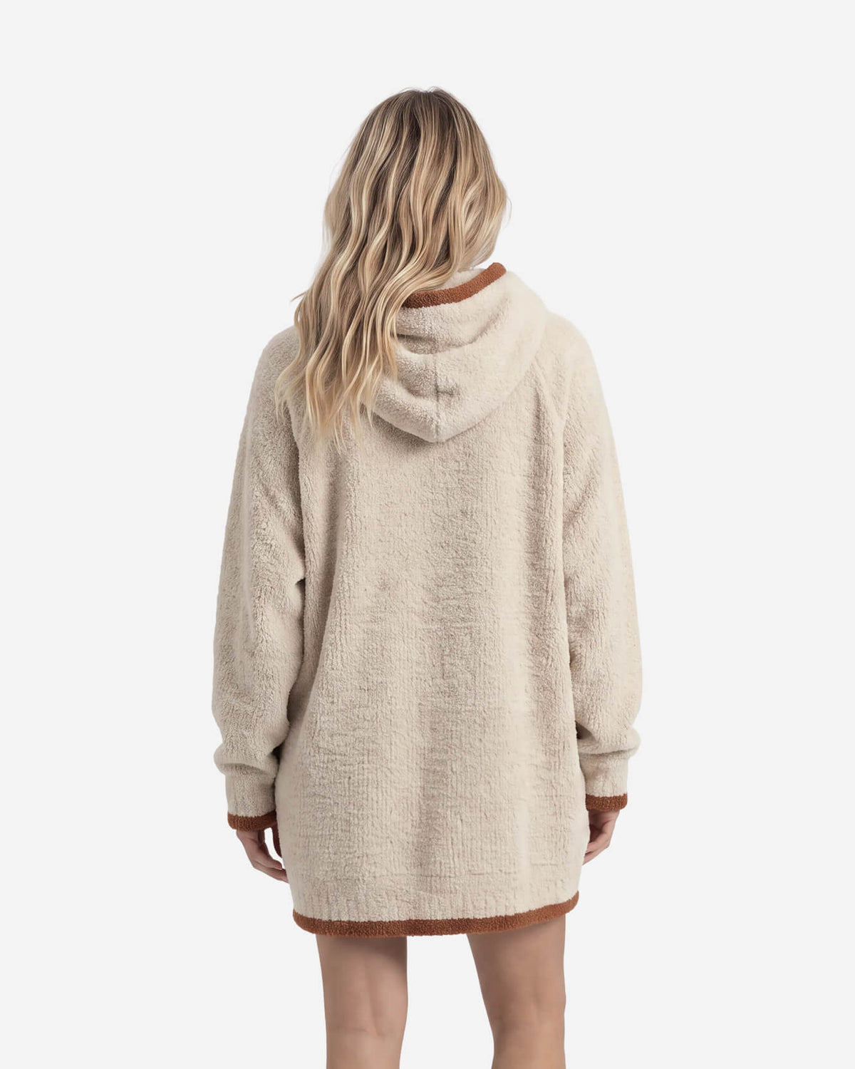Snug Blanket Hoodie with Piping