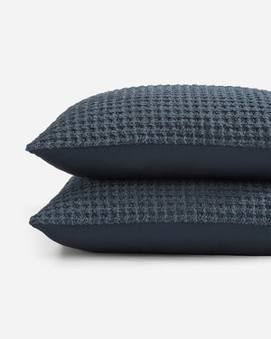 Snug Waffle + Bamboo Viscose Sham Set