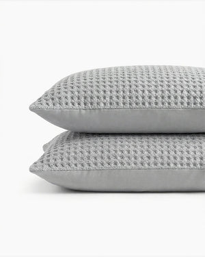 Snug Waffle + Bamboo Viscose Sham Set
