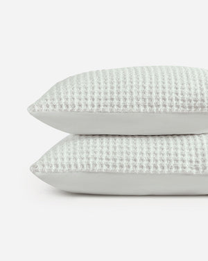 Snug Waffle + Bamboo Viscose Sham Set
