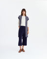 Striped Cloud Cool Light Short Cardigan
