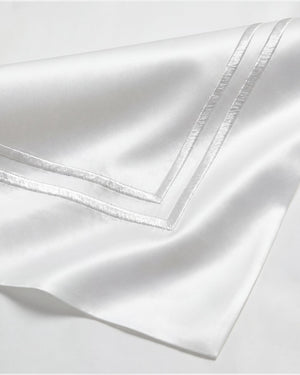 Luce Cotton Sateen Embroidered Duvet Cover