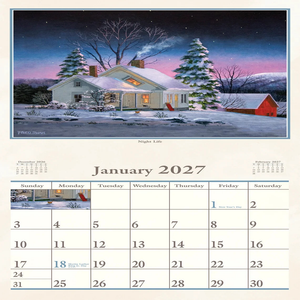 2027  Fred Swan A  Place To Call Home Calendar