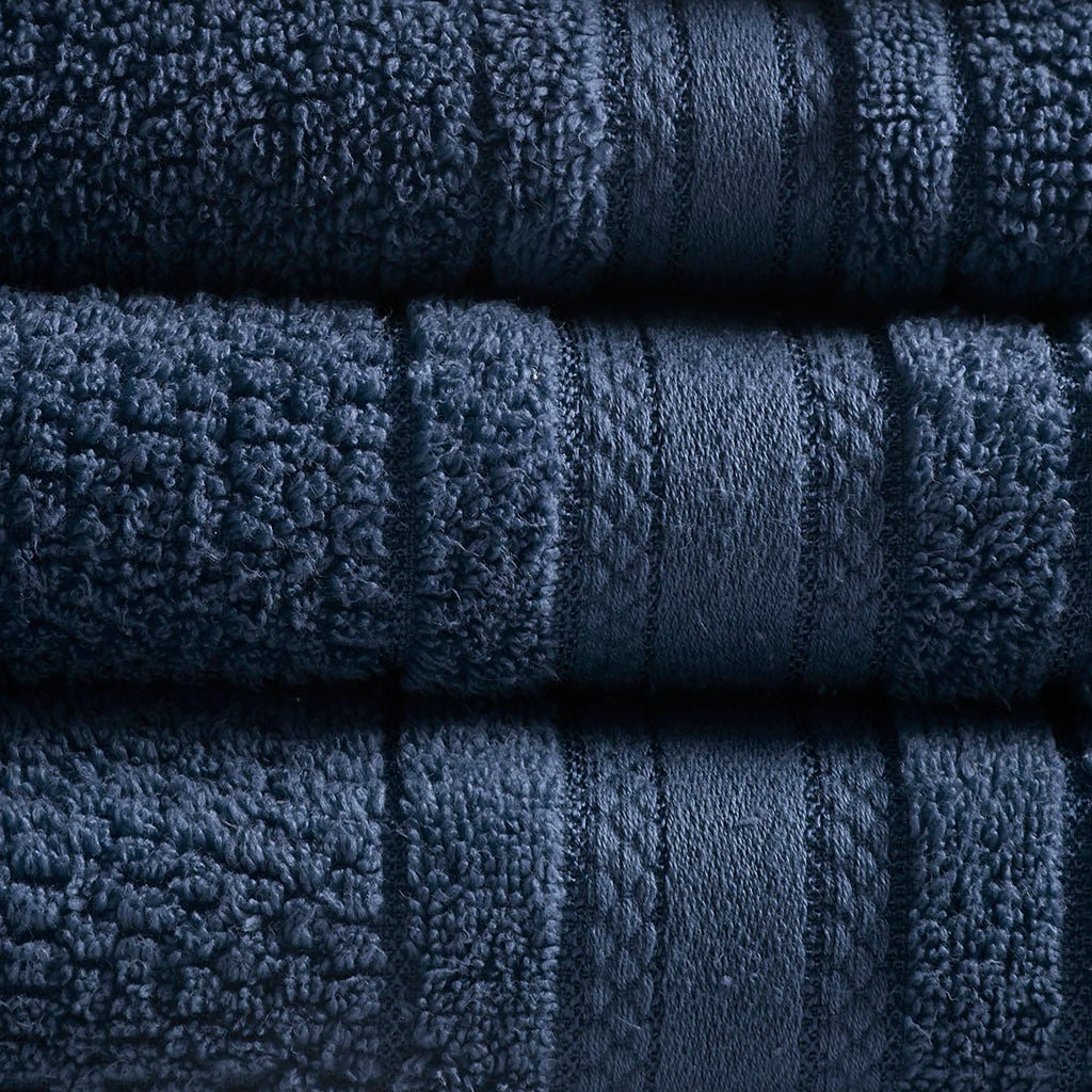 Super soft cotton quick dry bath towel 6 piece set - 6 colors available - Tuesday Morning - Bath Towels