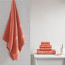 Super soft cotton quick dry bath towel 6 piece set - 6 colors available - Tuesday Morning - Bath Towels