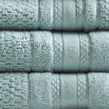 Super soft cotton quick dry bath towel 6 piece set - 6 colors available - Tuesday Morning - Bath Towels
