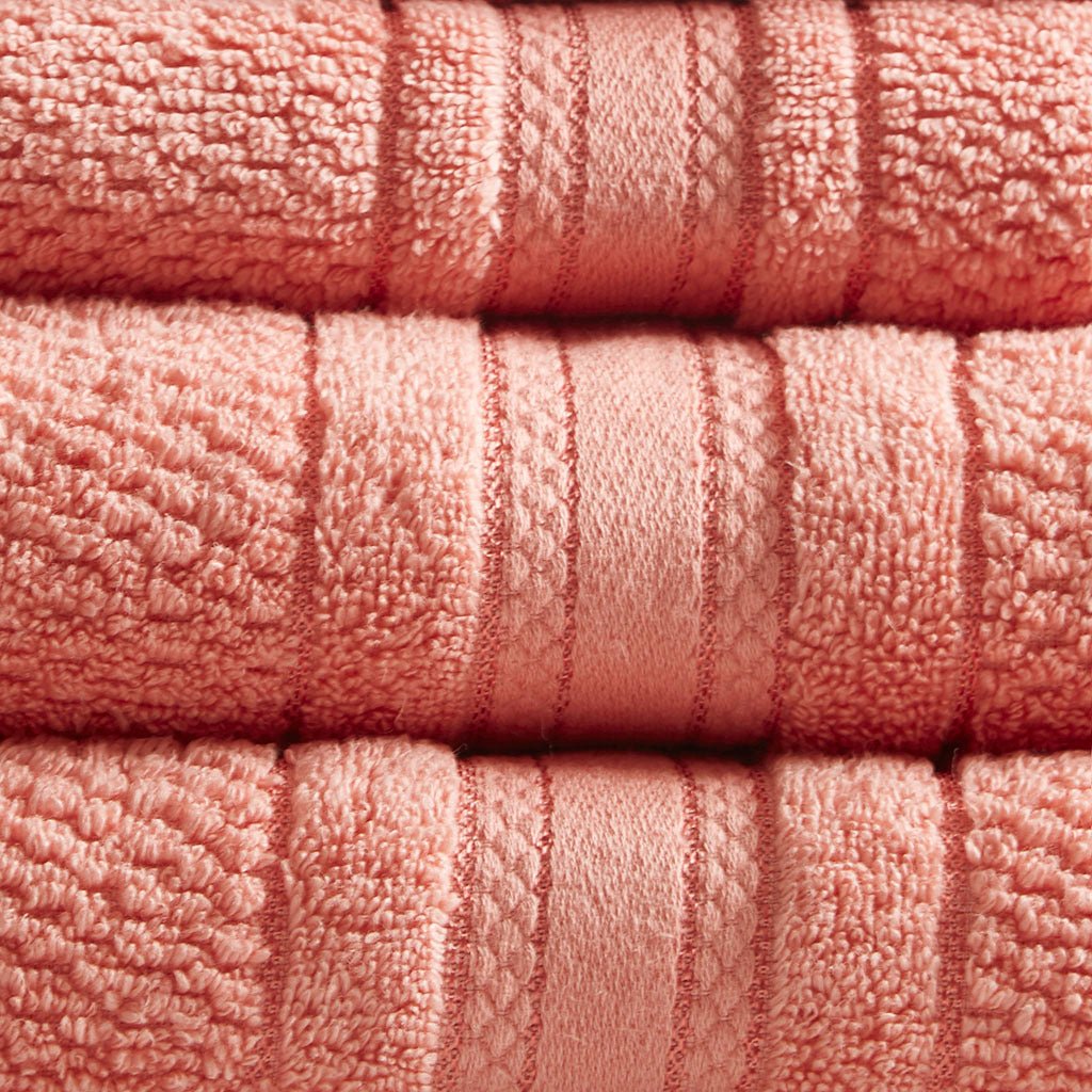 Super soft cotton quick dry bath towel 6 piece set - 6 colors available - Tuesday Morning - Bath Towels
