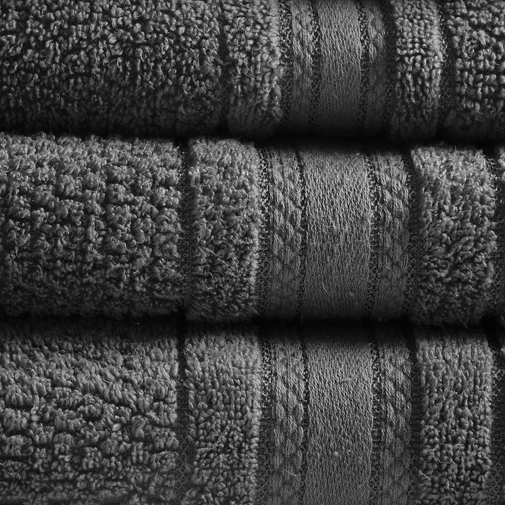 Super soft cotton quick dry bath towel 6 piece set - 6 colors available - Tuesday Morning - Bath Towels